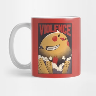 Violence Funny Duck Attack by Tobe Fonseca Mug